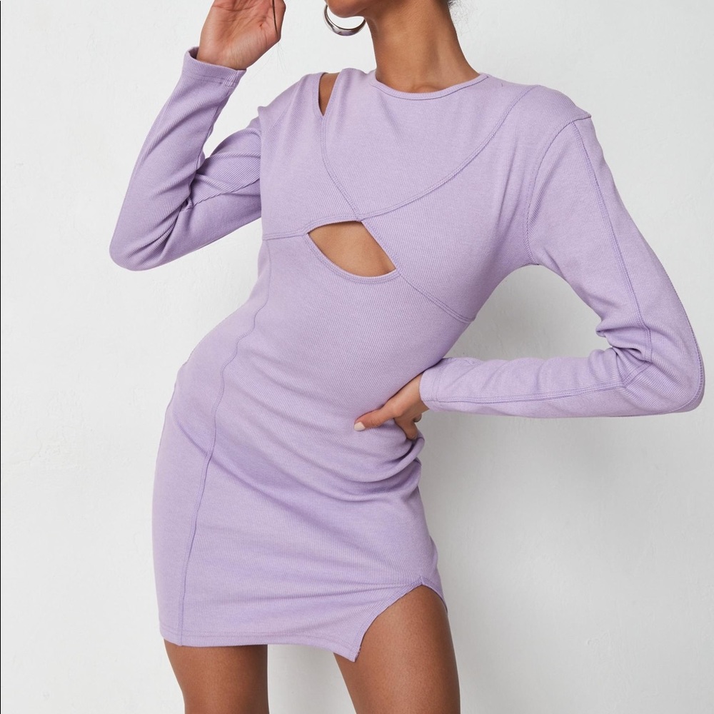 Misguided Tall Cutout Mini Dress